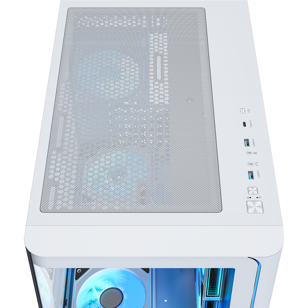 Корпус XASTRA QR500M 6ARGB-FM-C10-UC White - QR500M-6FM12A-C10-UC-WH - фото 6