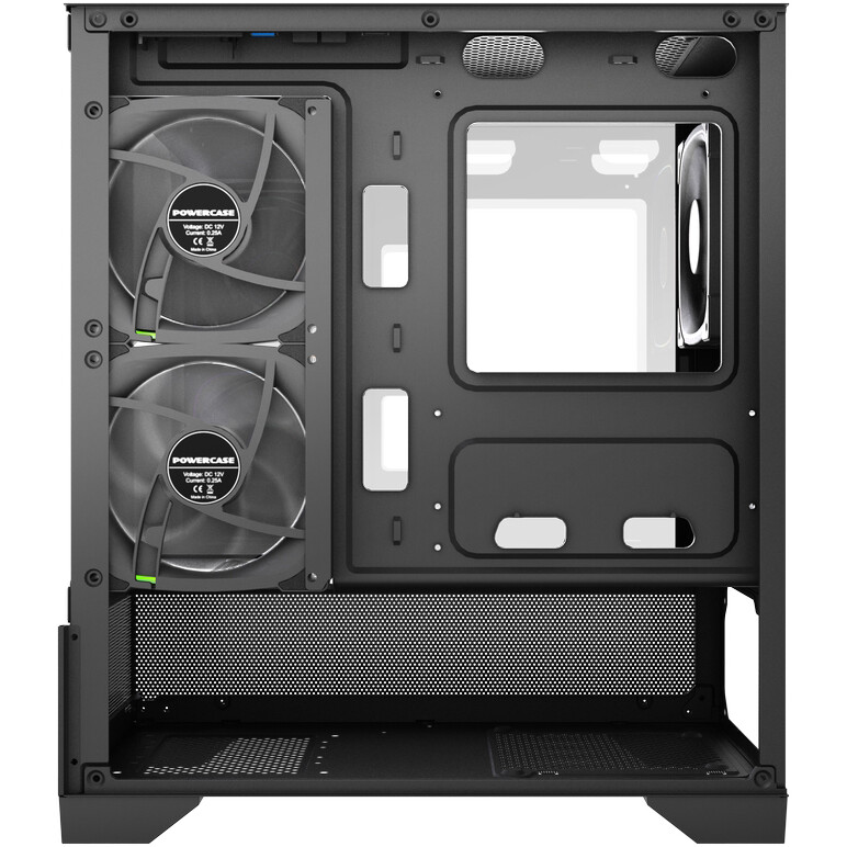 Корпус Powercase Vision Micro M4B Black - CVMM4B-A3 - фото 6