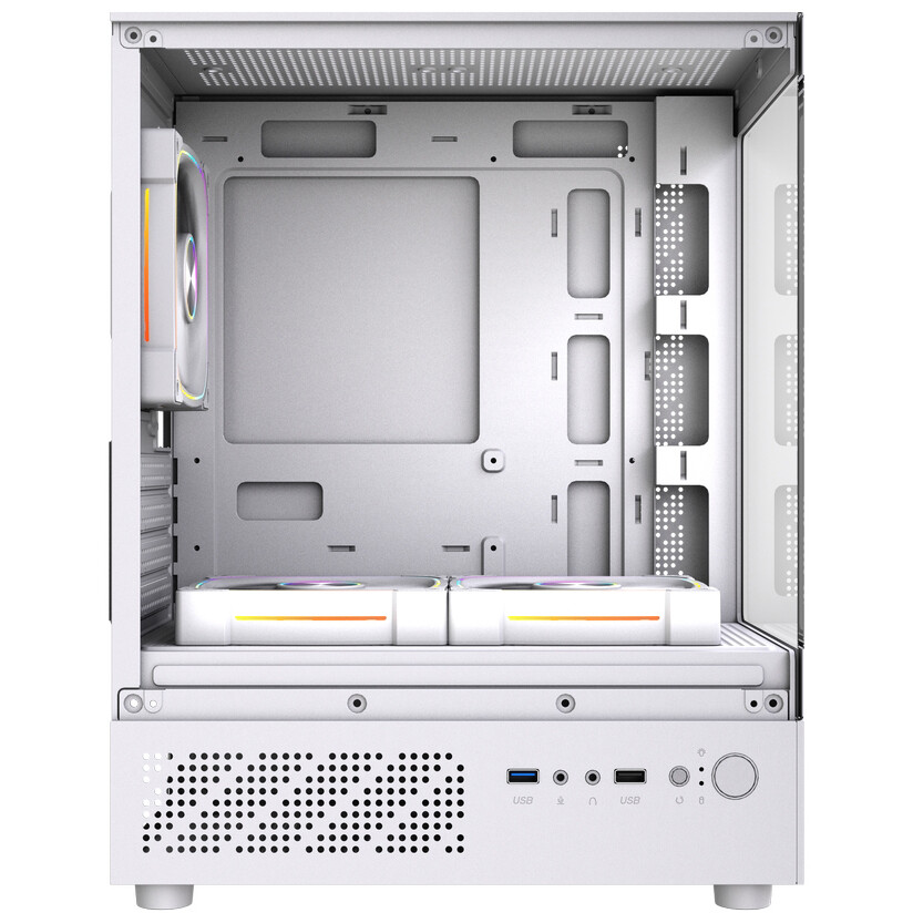 Корпус Powercase Vision Micro M1 ARGB White - CVMM1W-A3 - фото 5