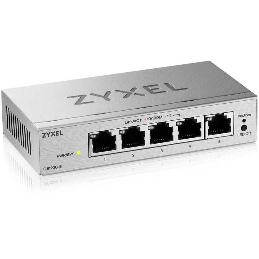 Коммутатор (свитч) Zyxel GS1200-5 V3
