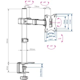 Кронштейн ARM MEDIA LCD-T02 Black