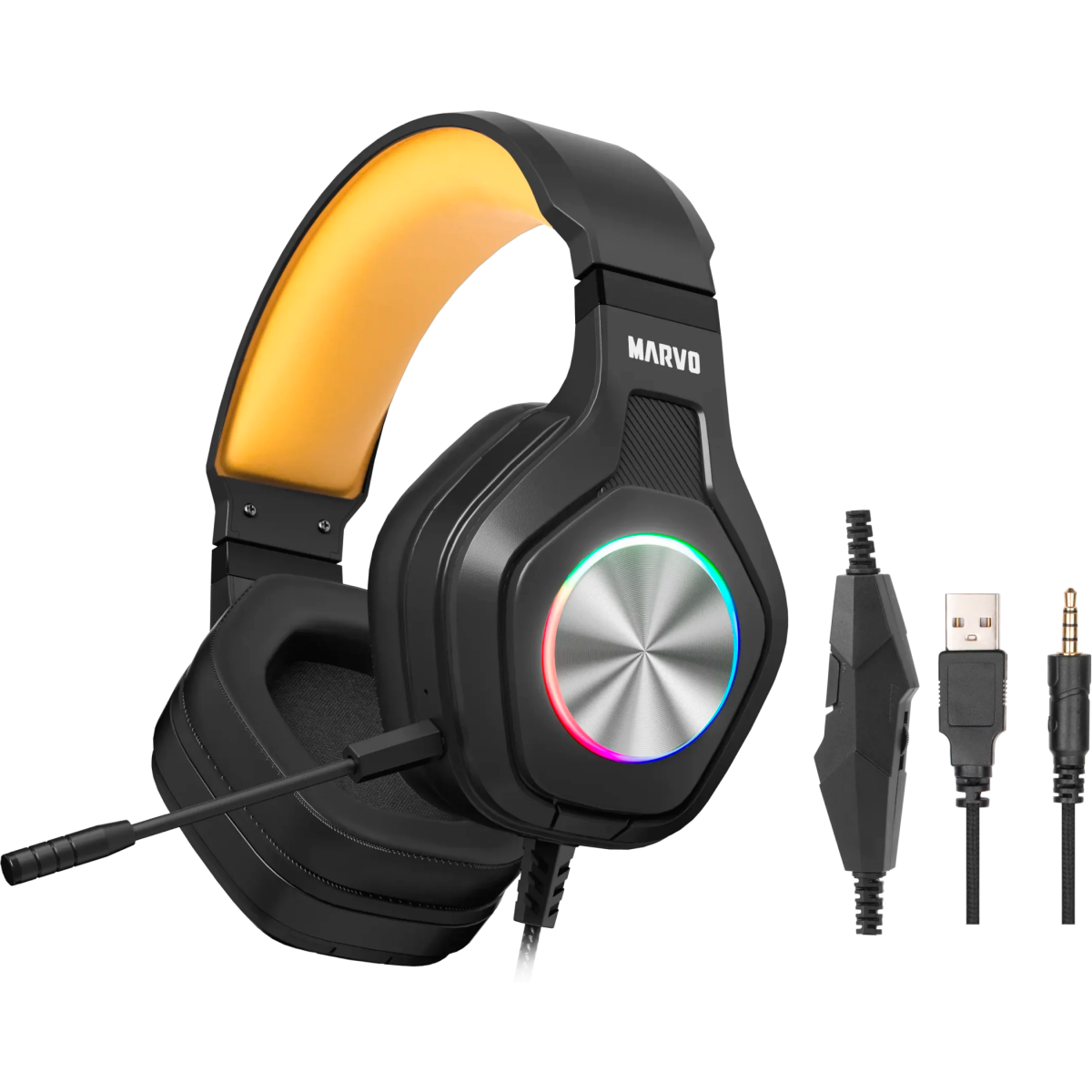 Гарнитура MARVO HG9084 Pulz 80 Black - фото 6