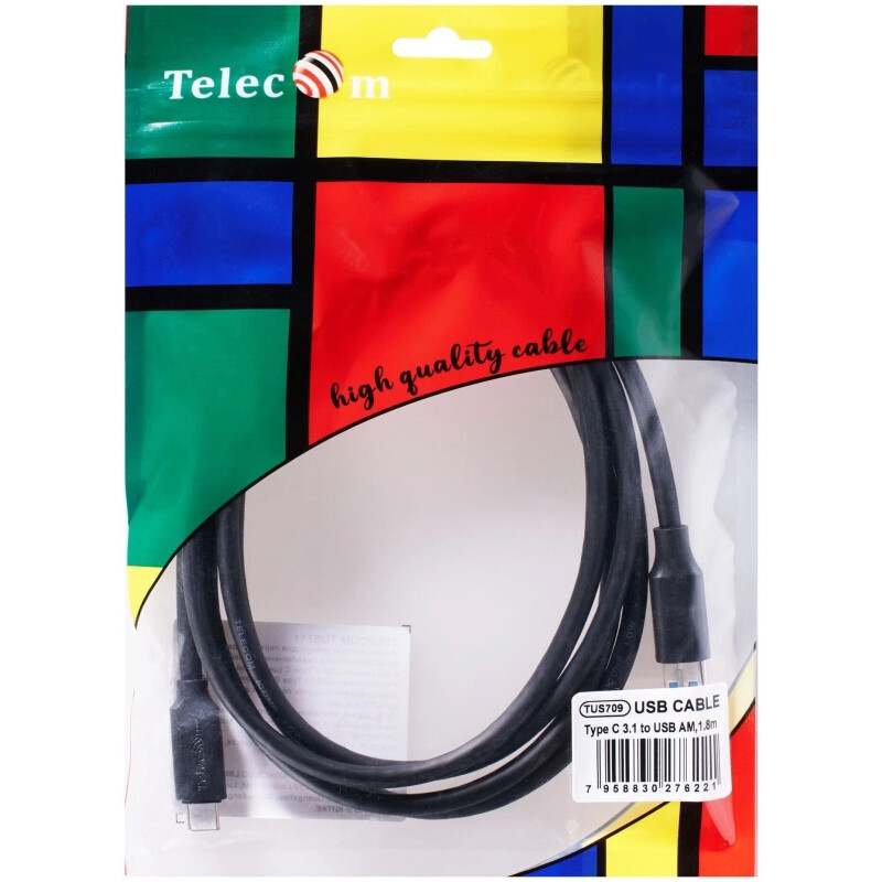 Кабель USB - USB Type-C, 0.3м, Telecom TUS709-0.3M - фото 3
