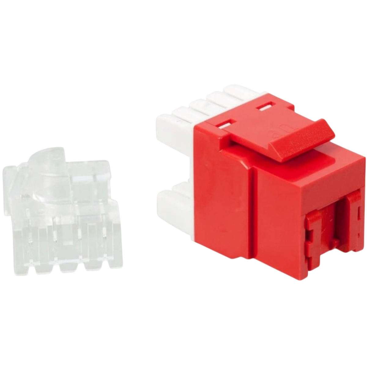 Вставка RJ-45 Lanmaster LAN-OK45U6/180N-RD