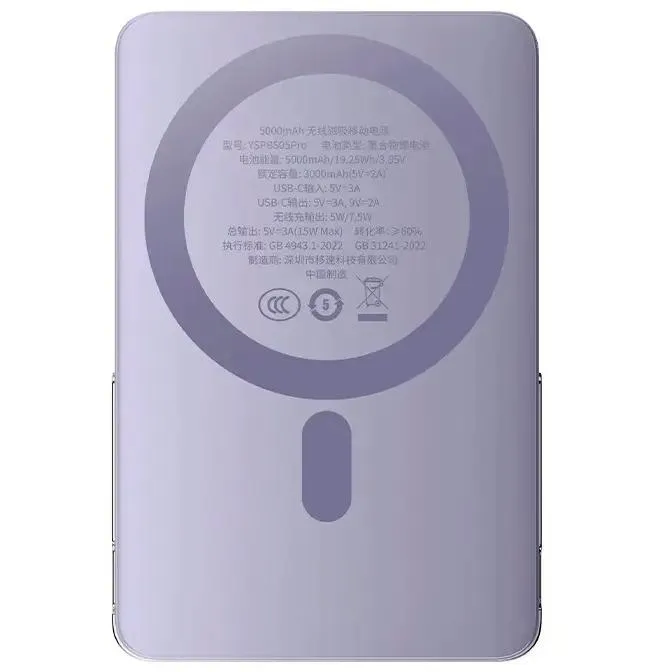Внешний аккумулятор Move Speed S05 Pro Purple - YSPBS05PRO
