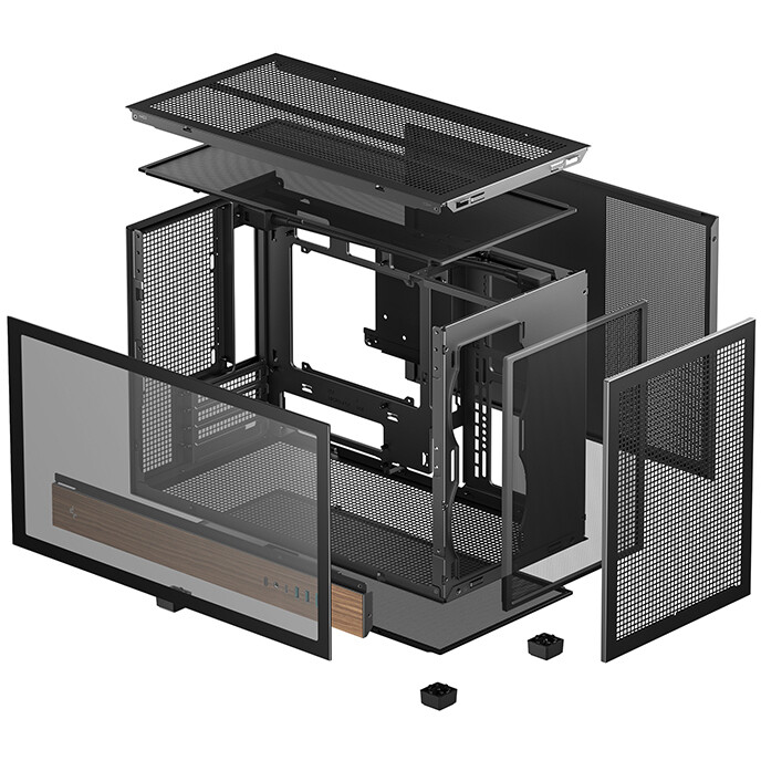 Корпус DeepCool CH260 Wood - R-CH260-BKNWM0-G-1 - фото 10