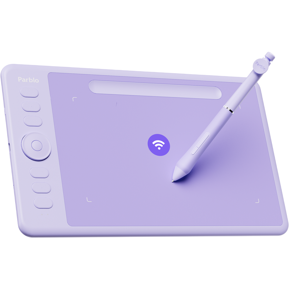 Графический планшет Parblo Intangbo SW Purple