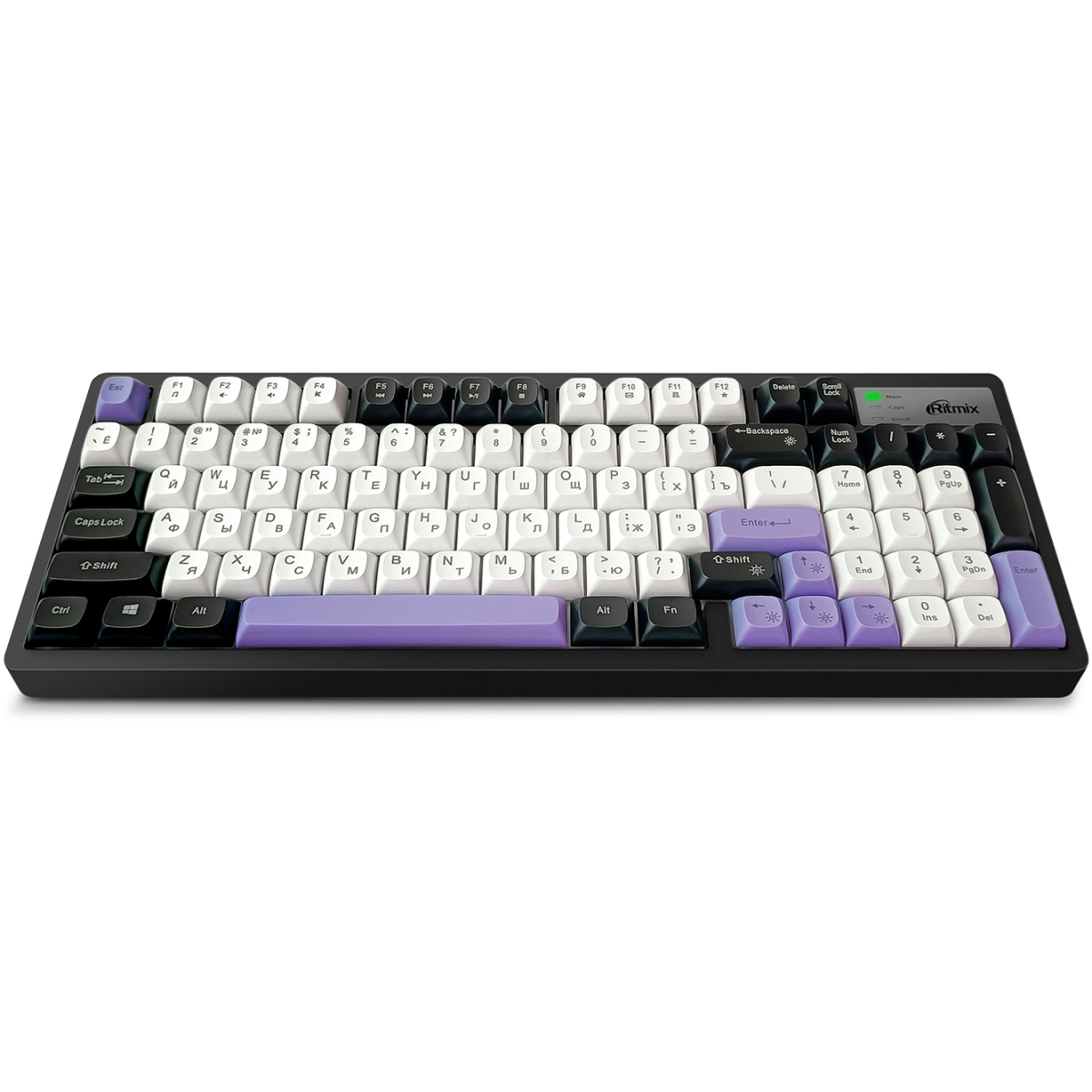 Клавиатура Ritmix RKB-401BL Black - фото 2