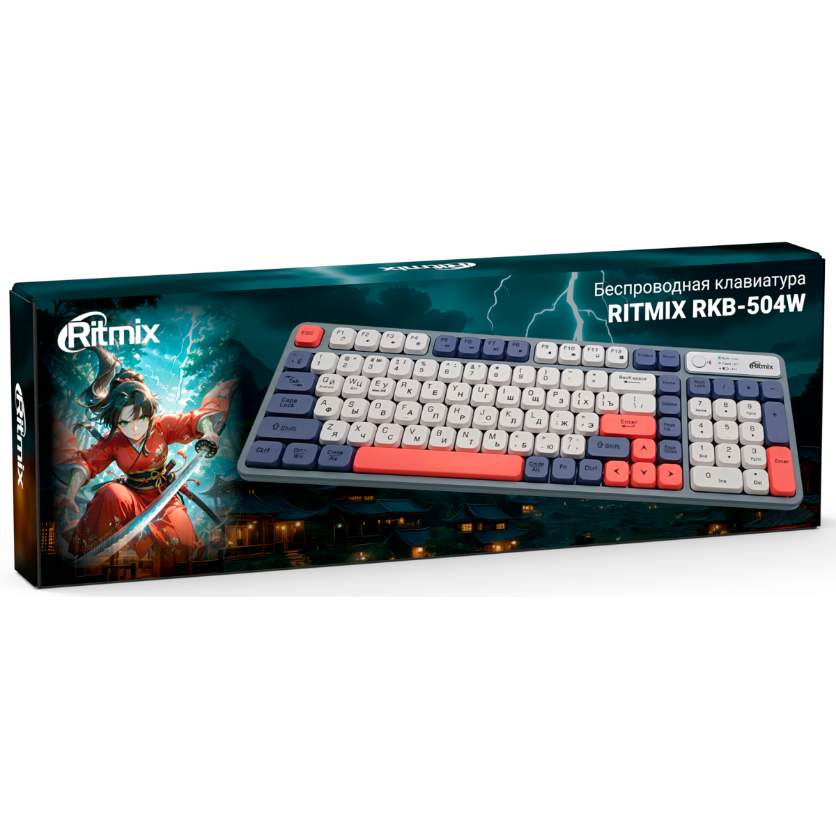 Клавиатура Ritmix RKB-504W - фото 3