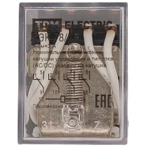 Реле промежуточное TDM ELECTRIC РЭК78/4 3А 24В DC - SQ0701-0004 - фото 3