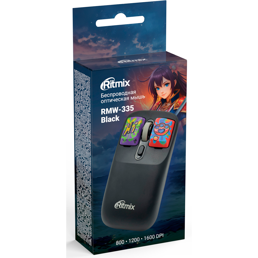 Мышь Ritmix RMW-335 Black - фото 4