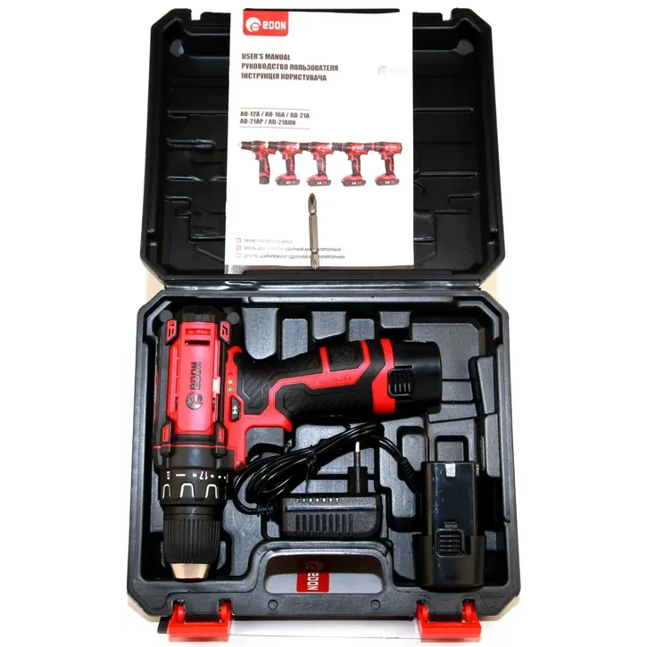 Дрель-шуруповёрт Edon AD-12А - 15420 - фото 3