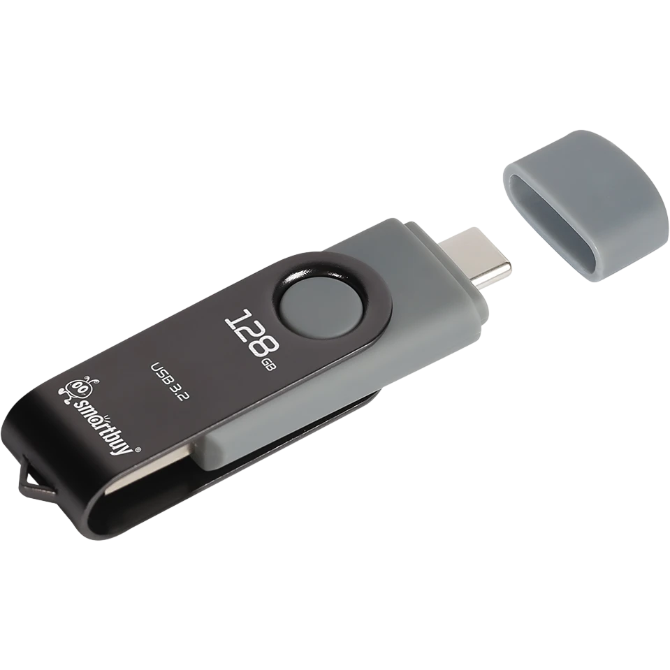 USB Flash накопитель 128GB SmartBuy Twist Dual (SB128GB3DUOTWK) - фото 2