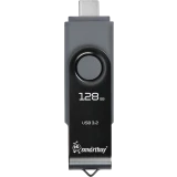 USB Flash накопитель 128Gb SmartBuy Twist Dual (SB128GB3DUOTWK)