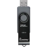 USB Flash накопитель 256Gb SmartBuy Twist Dual (SB256GB3DUOTWK)