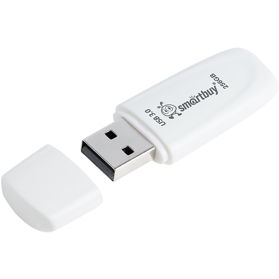 USB Flash накопитель 256GB SmartBuy Scout White (SB256GB3SCW) - фото 2
