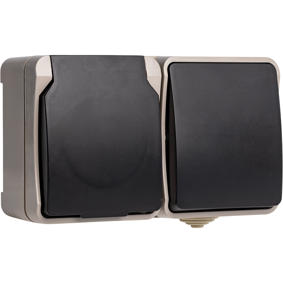 Розетка с выключателем SmartBuy Сатурн SBE-04w-16-SWS