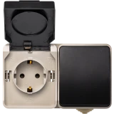 Розетка с выключателем SmartBuy Сатурн SBE-04w-16-SWS