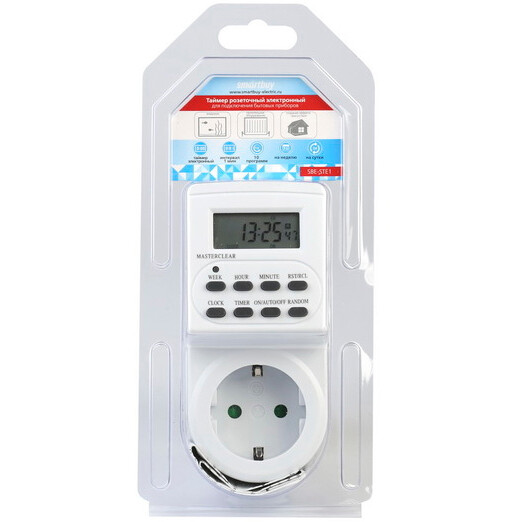 Розеточный таймер SmartBuy SBE-STE1 - фото 4