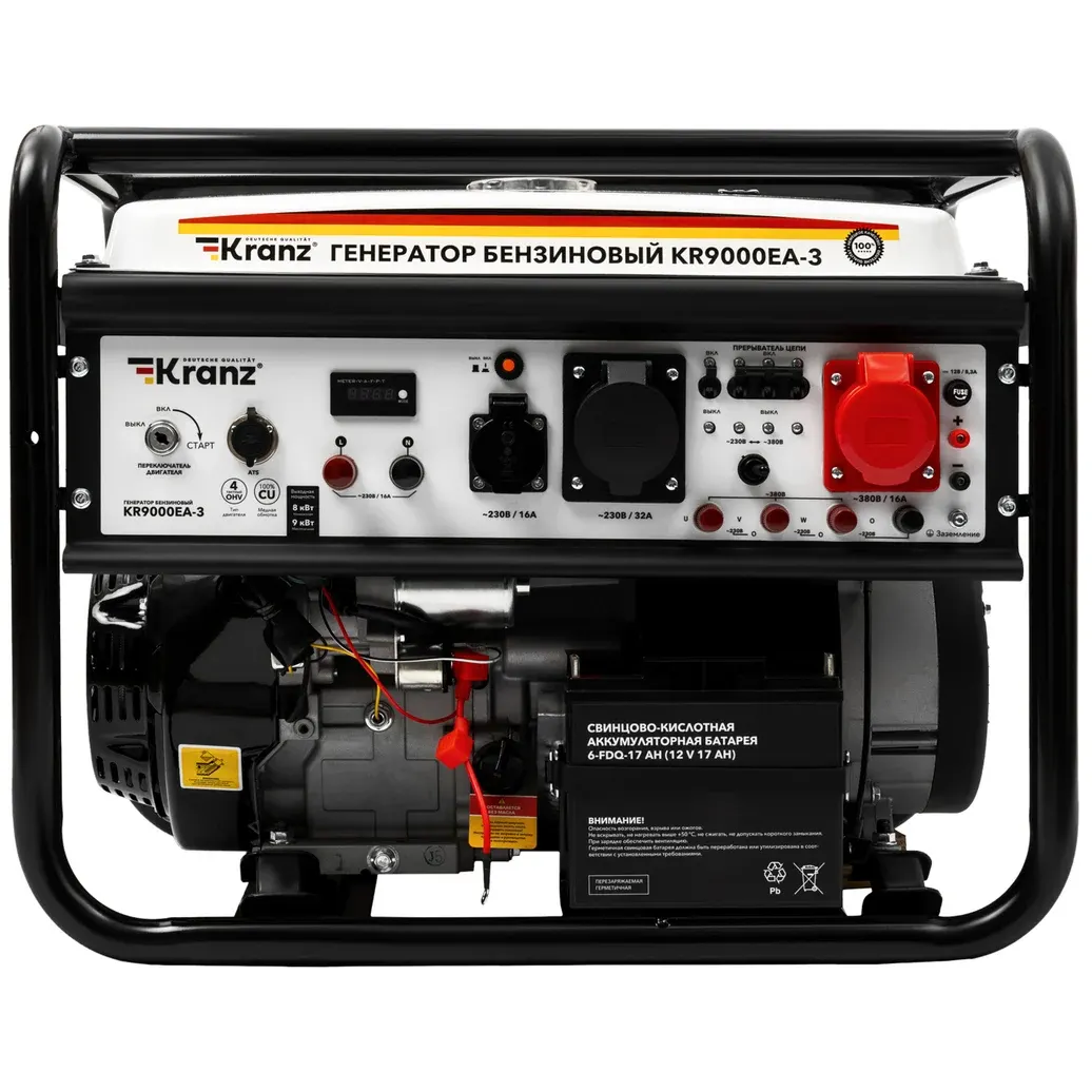 Генератор KRANZ KR9000EA-3 - KR-16-1140 - фото 2