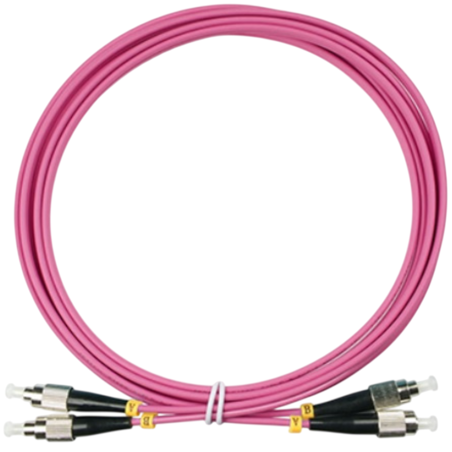 Патч-корд Vimcom DPC-MM50(OM4)-LSZH-2.0-FC-FC-1, 1м