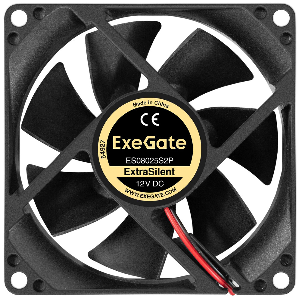 Вентилятор для корпуса ExeGate ExtraSilent ES08025S2P - EX299875RUS - фото 2