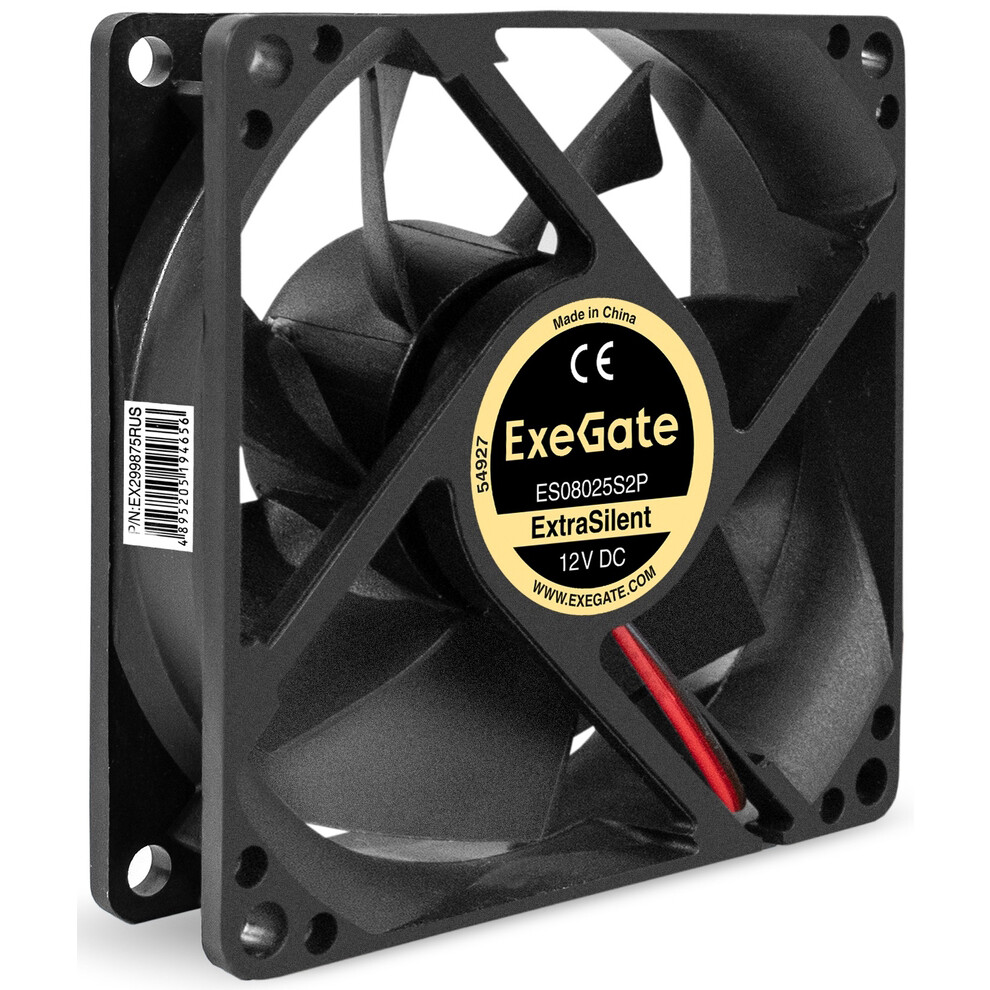 Вентилятор для корпуса ExeGate ExtraSilent ES08025S2P - EX299875RUS - фото 3