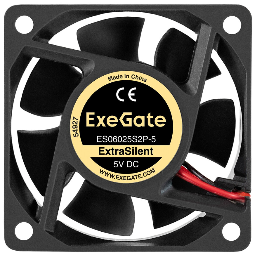 Вентилятор для корпуса ExeGate ExtraSilent ES06025S2P-5 - EX299926RUS - фото 2
