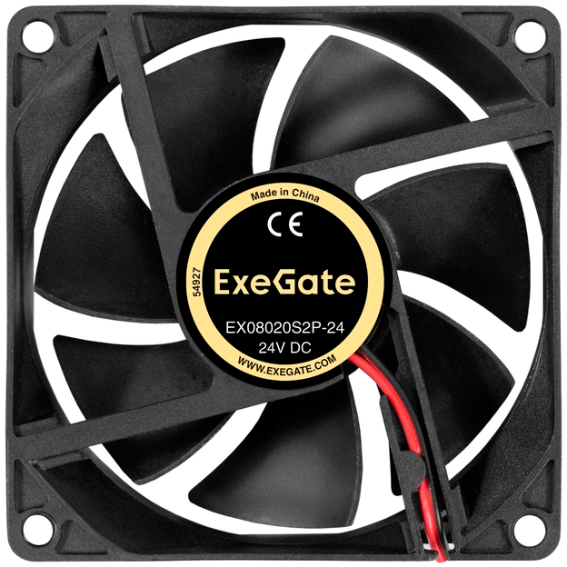 Вентилятор для корпуса ExeGate EX08020S2P-24 - EX299909RUS - фото 2