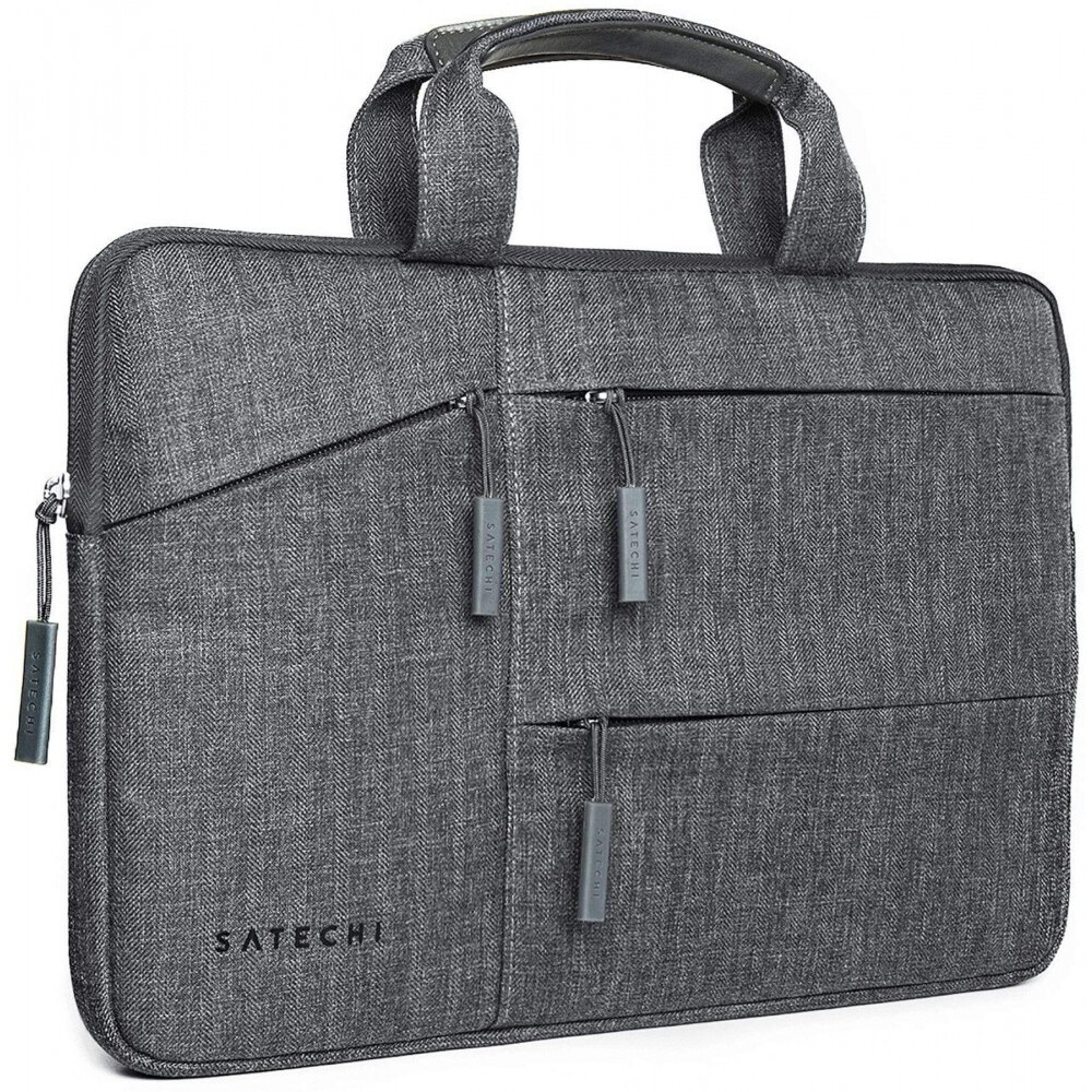 Сумка для ноутбука Satechi Water-Resistant Laptop Carrying Case Gray (ST-LTB13) - фото 3