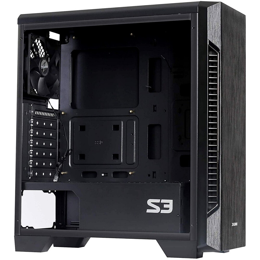 ..... Корпус Zalman S3 TG Black (0577) Б/У без стекла - фото 4