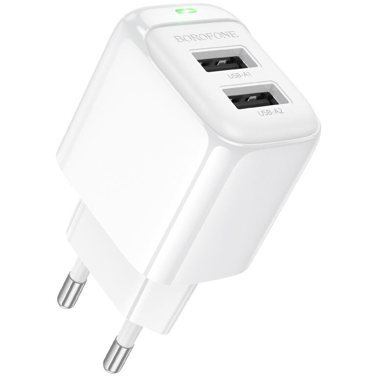 Сетевое зарядное устройство Borofone BAS41A Potential White