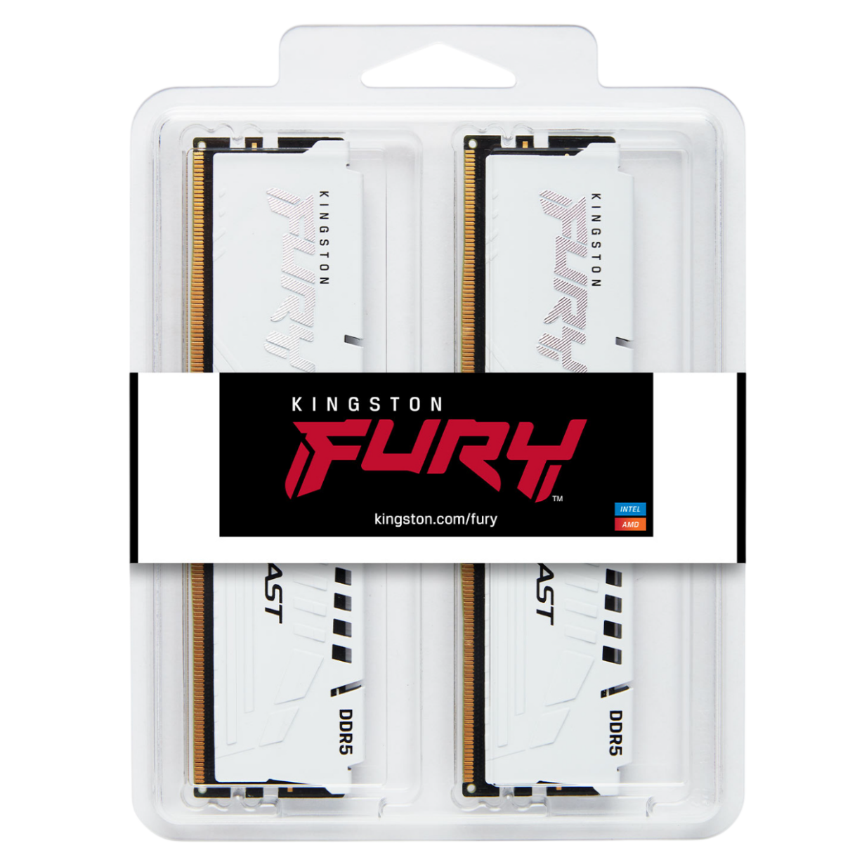 Оперативная память 32GB DDR5 6800MHz Kingston Fury Beast (KF568C34BWEK2-32) (2x16GB KIT) - фото 3