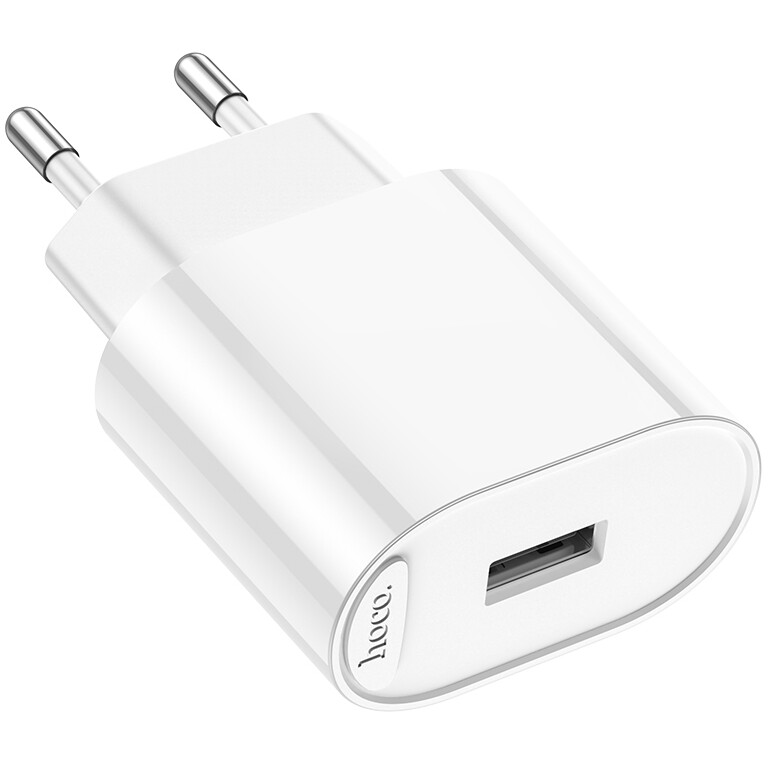 Сетевое зарядное устройство HOCO C109A White - HC-56580 - фото 4