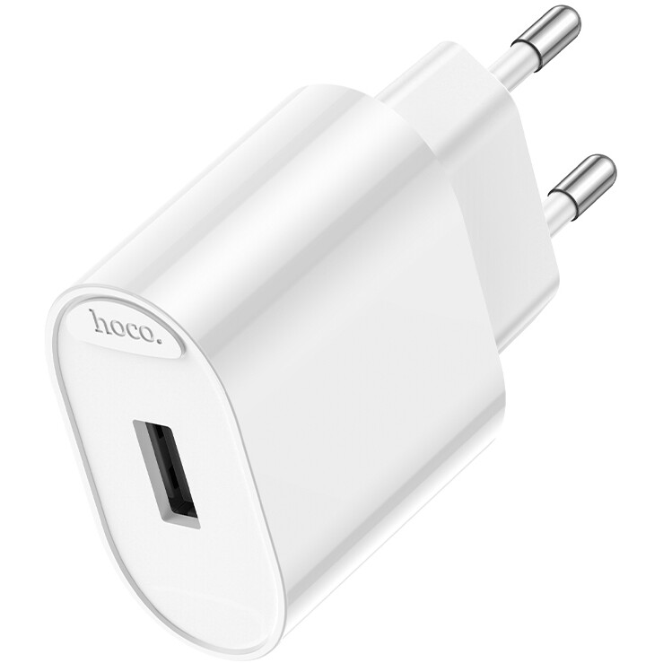Сетевое зарядное устройство HOCO C109A White - HC-56580 - фото 5