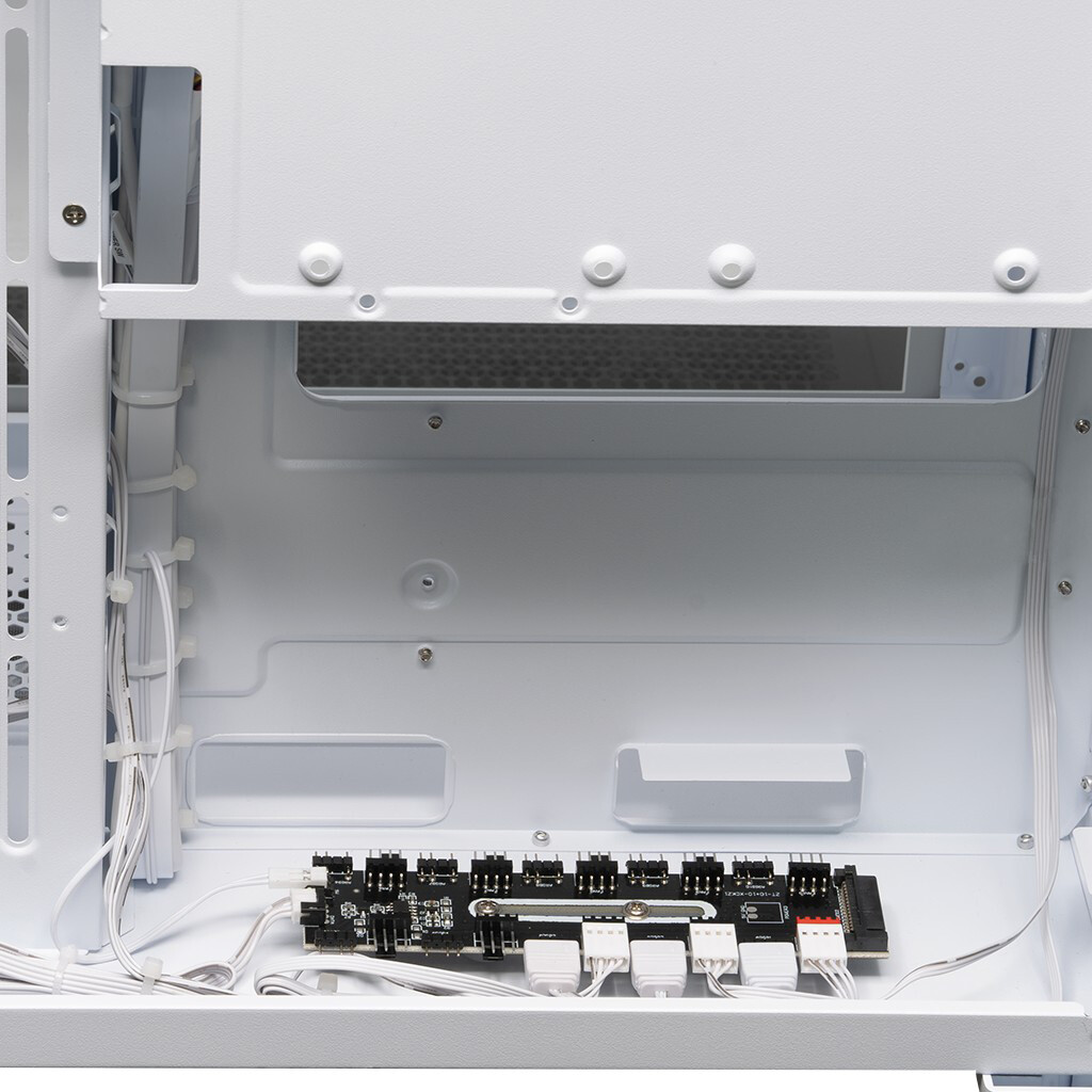 Корпус XASTRA QR500M 3ARGB-C10-UC White - QR500M-3FM12A-C10-UC-WH - фото 12