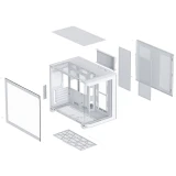 Корпус XASTRA QR500M 3ARGB-C10-UC White (QR500M-3FM12A-C10-UC-WH)