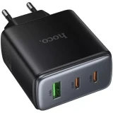 Сетевое зарядное устройство HOCO C160A Black (6942007672009)