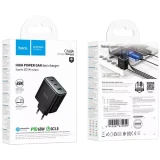 Сетевое зарядное устройство HOCO C160A Black (6942007672009)