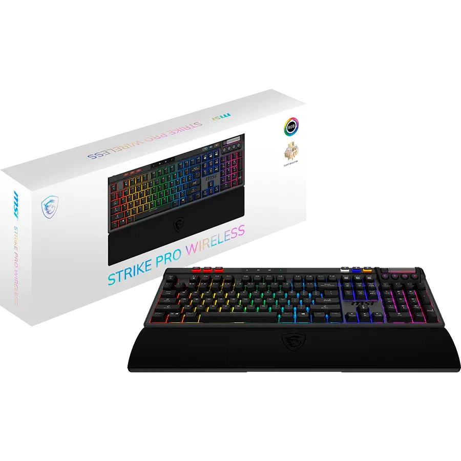 Клавиатура MSI STRIKE PRO WIRELESS Black - S11-43RU210-CLA - фото 5