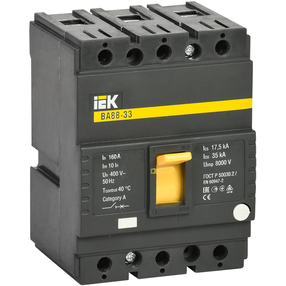 Автоматический выключатель IEK SVA20-3-0160 - фото 3