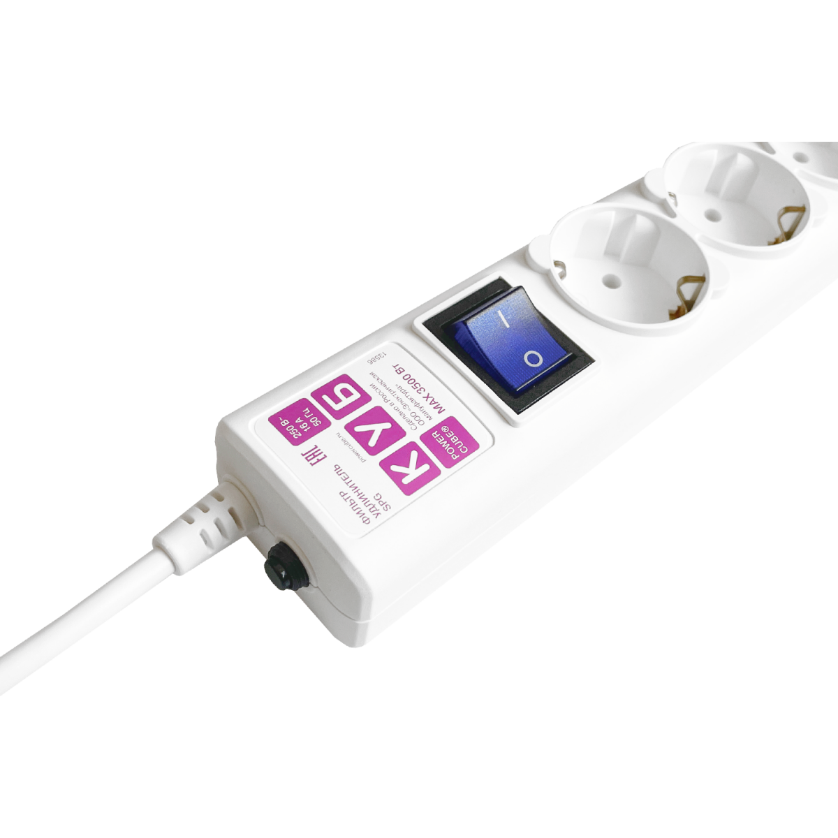 Сетевой фильтр Power Cube SPG6-16-5M - фото 3