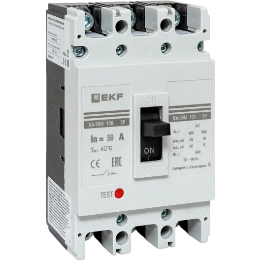 Автоматический выключатель EKF mccb99-100-50m