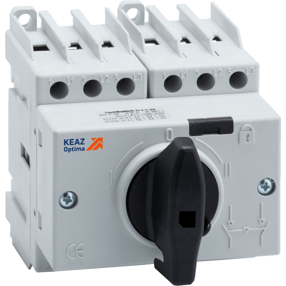 Выключатель-разъединитель реверсивный КЭАЗ OptiSwitch DI-40-3C - 332080