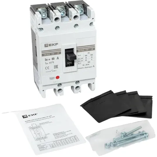 Автоматический выключатель EKF mccb99-100-80m - фото 10