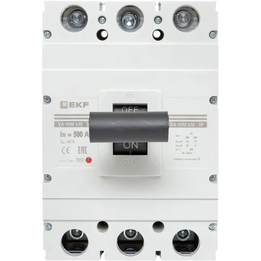 Автоматический выключатель EKF mccb99-630-500m - фото 2