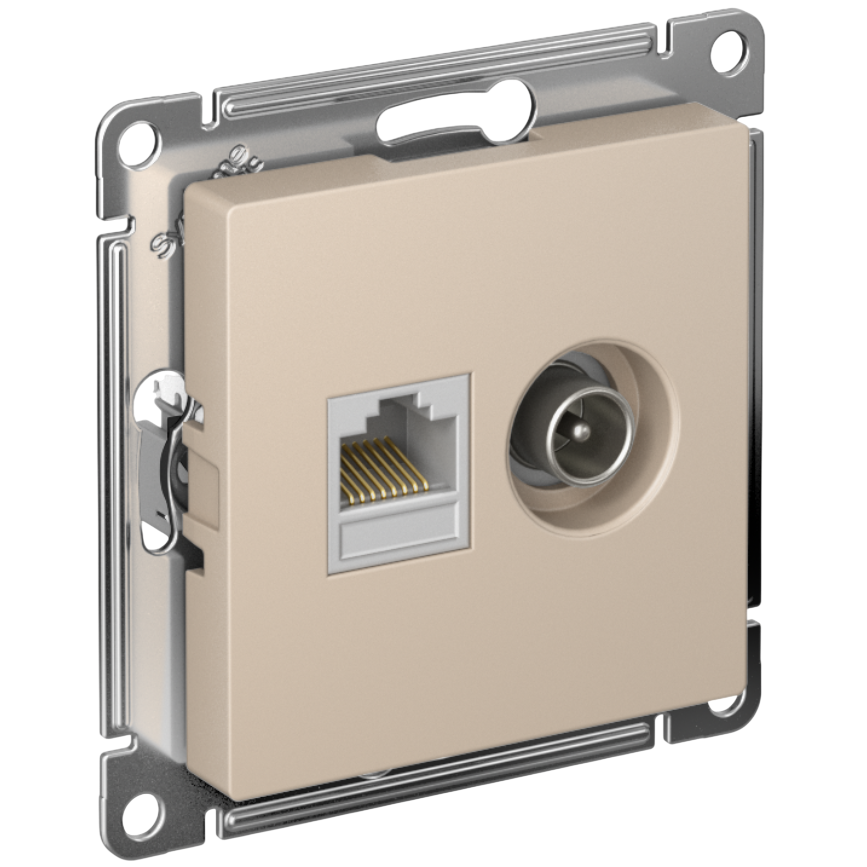 Розетка RJ-45/TV Systeme Electric ATN001289