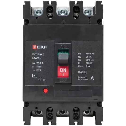 Автоматический выключатель EKF mccb-250-25-3-250-ls - фото 2