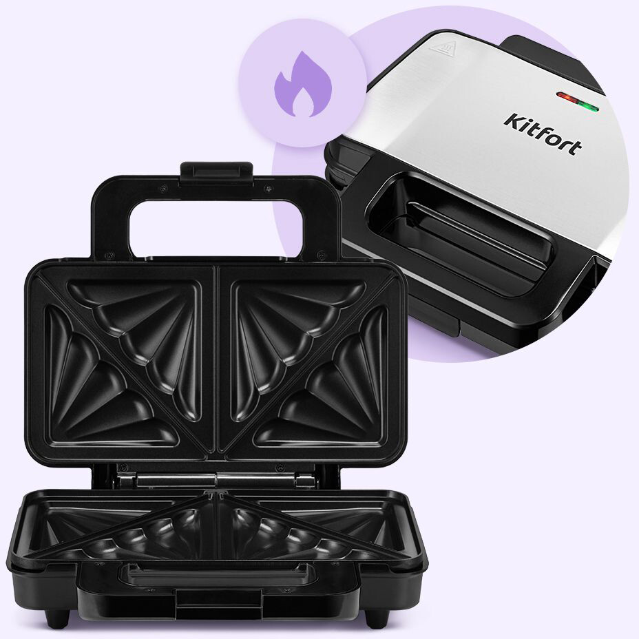 Сэндвичница Kitfort KT-4623 - фото 2