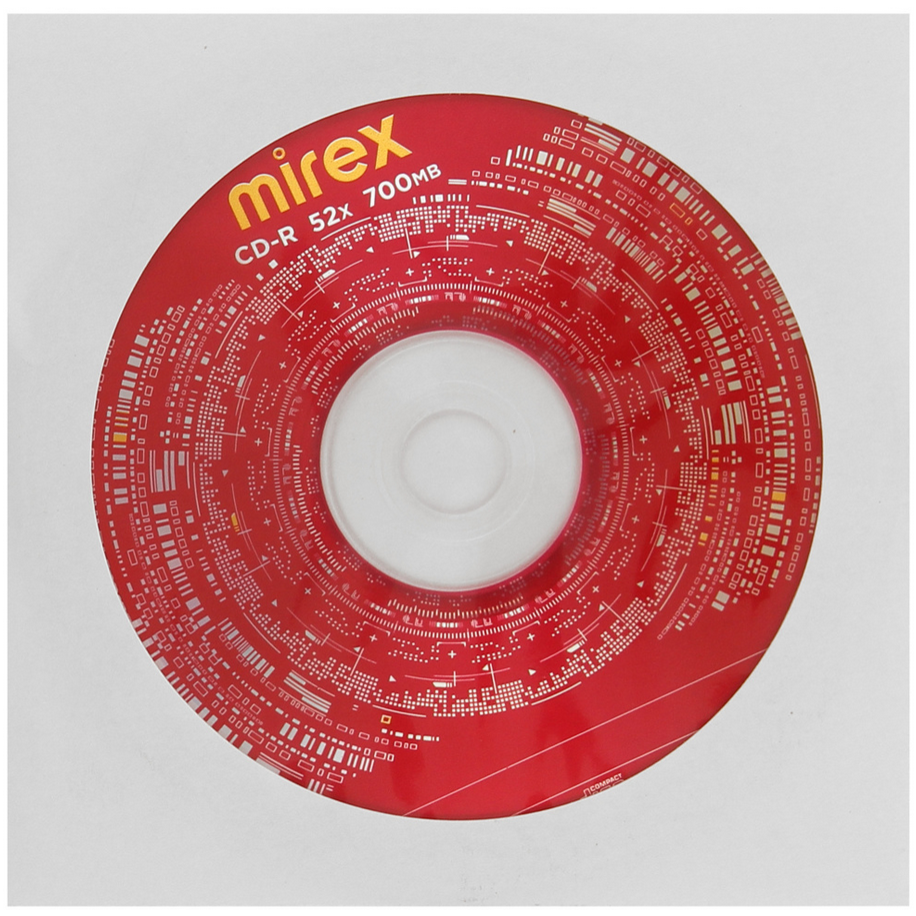 Диск CD-R Mirex 700Mb 52x Paper Cover (1 шт.) - UL120052A8C